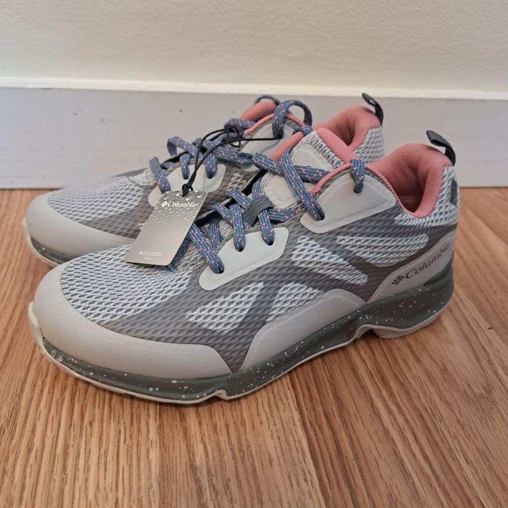 Columbia Vitesse Outdry Gray Running Shoes Lace Up Sneakers Womens Size 6